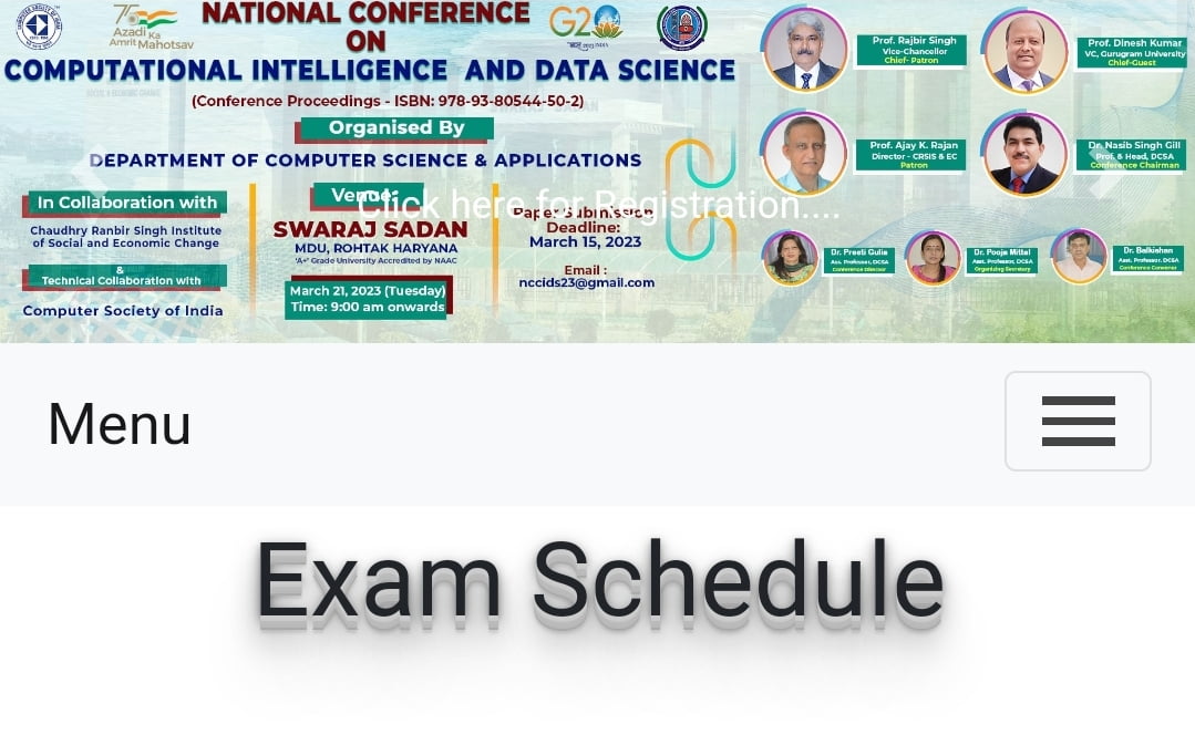 MDU Rohtak Time Table/Exam Date Sheet 2023 - Resultsinfo99.Com