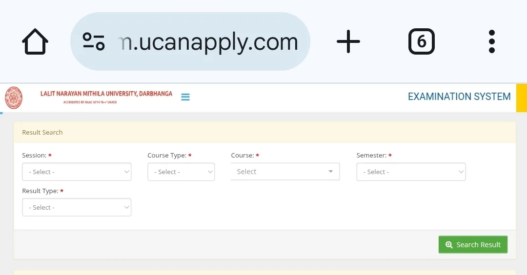 Lalit Narayan Mithila University Result 2026