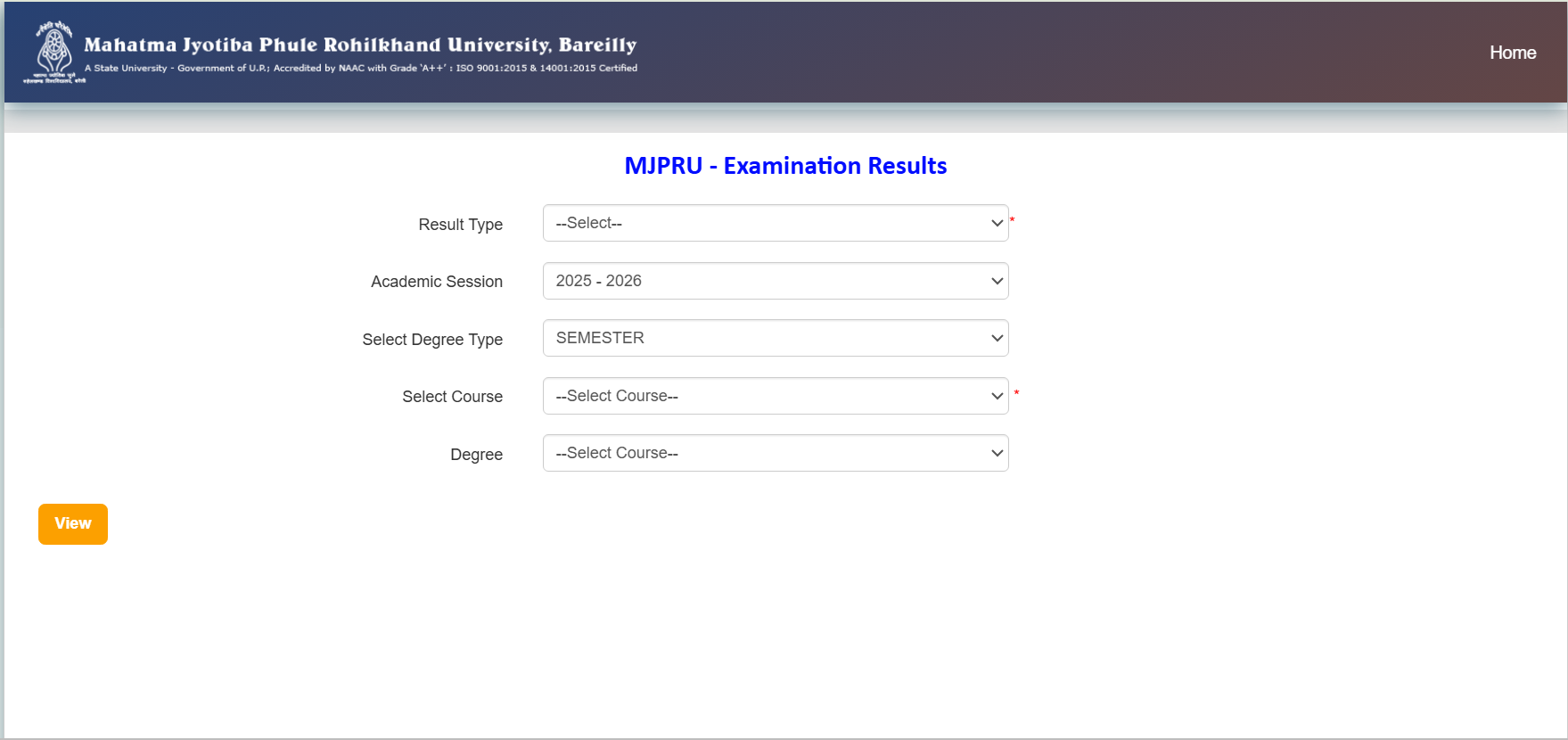 mjpru result 2026