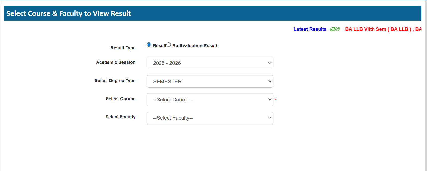 Gauhati University BA BSc BCom Result