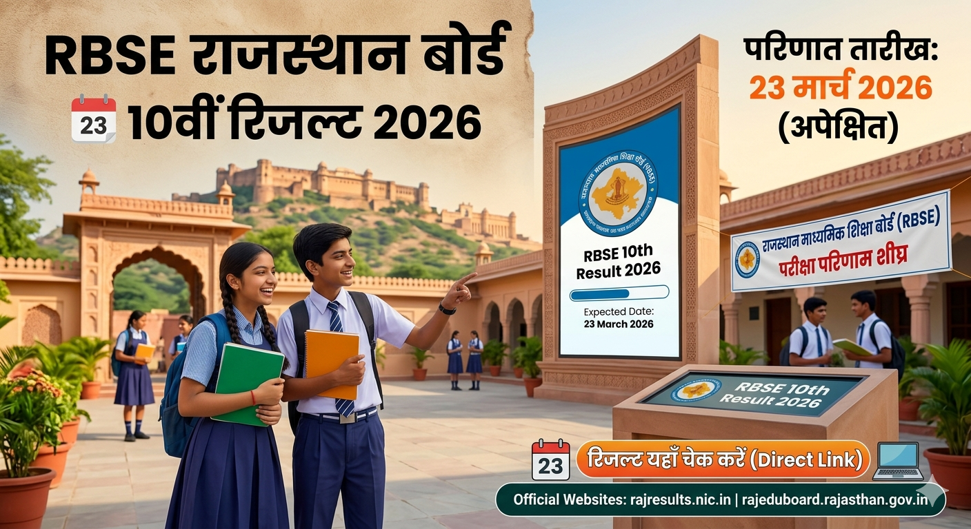 RBSE 10th Result 2026